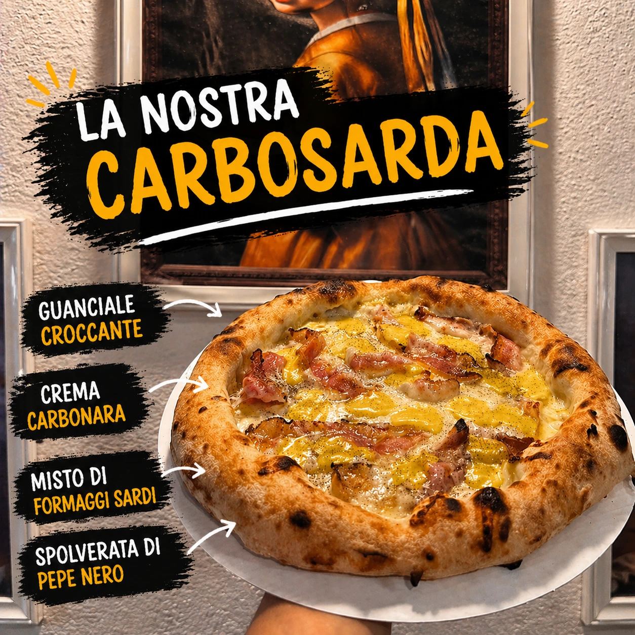 Carbosarda, pizza contemporanea Piètrizza